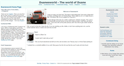 Desktop Screenshot of duanesworld.net