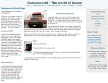 Tablet Screenshot of duanesworld.net